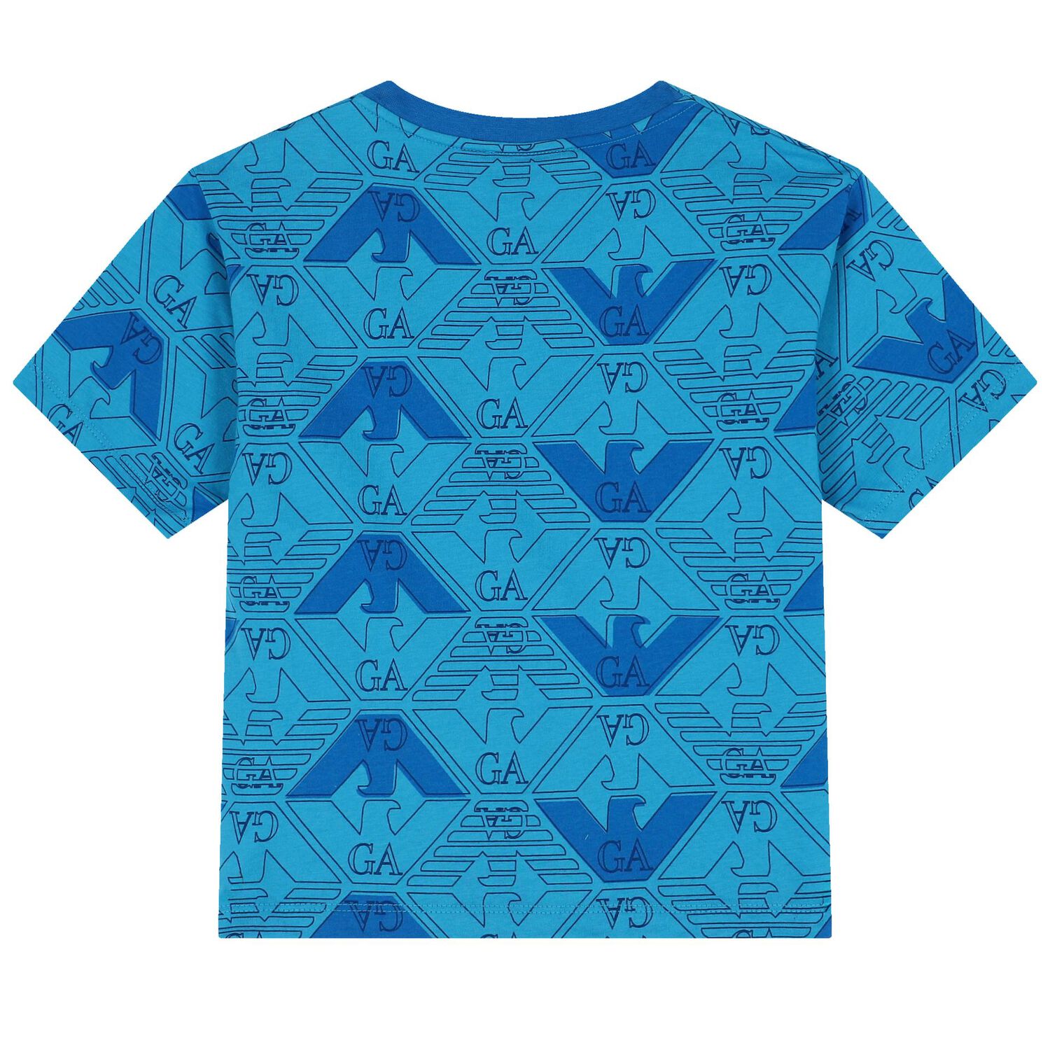 Boys Blue Logo T-Shirt, 1, hi-res