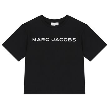 MARC JACOBS Boys Black Logo T-Shirt, 1 Boys Black Logo T-Shirt