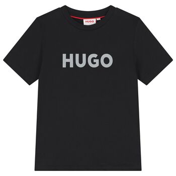 Boys Black Logo T-Shirt
