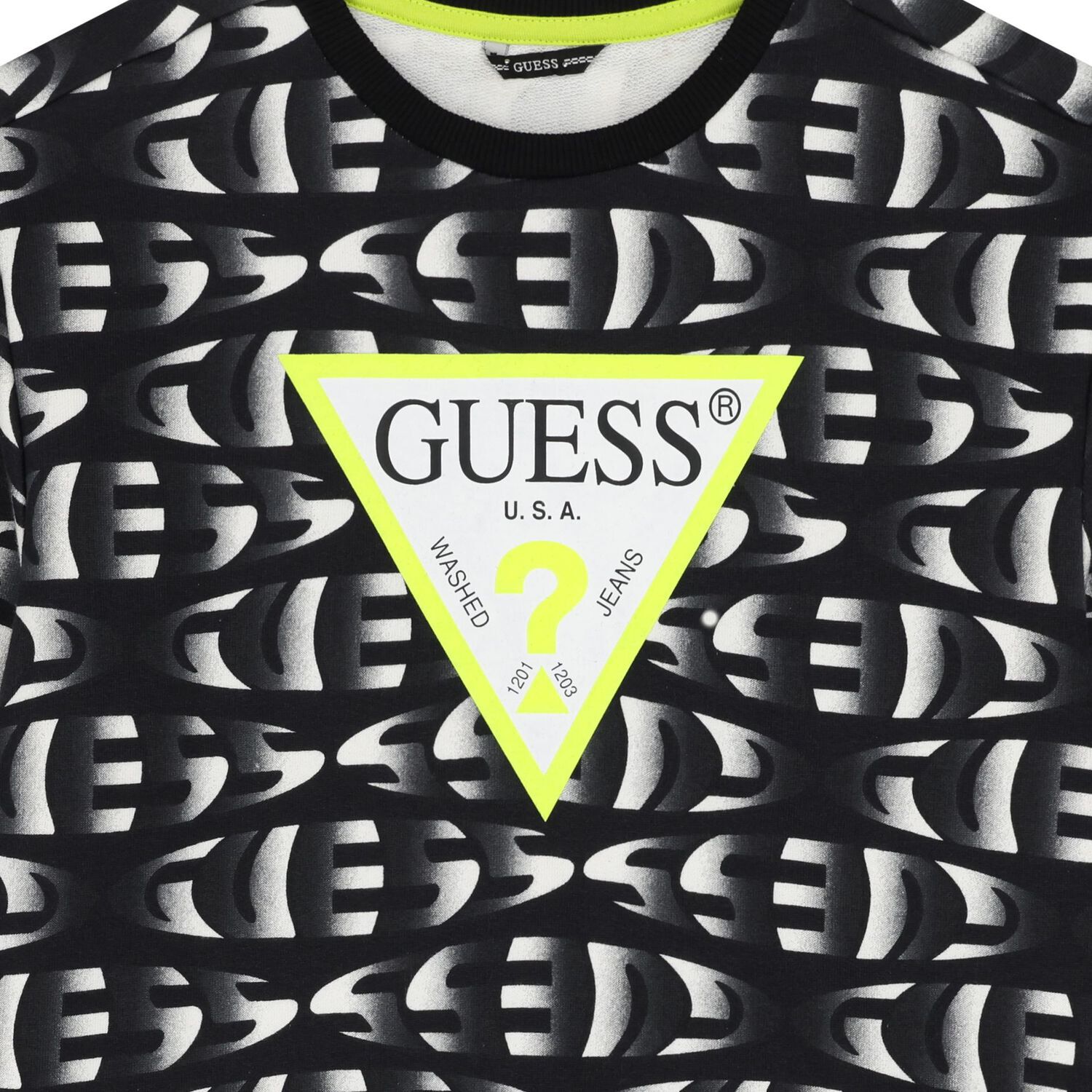 Boys Black Logo Sweatshirt, 1, hi-res image number null