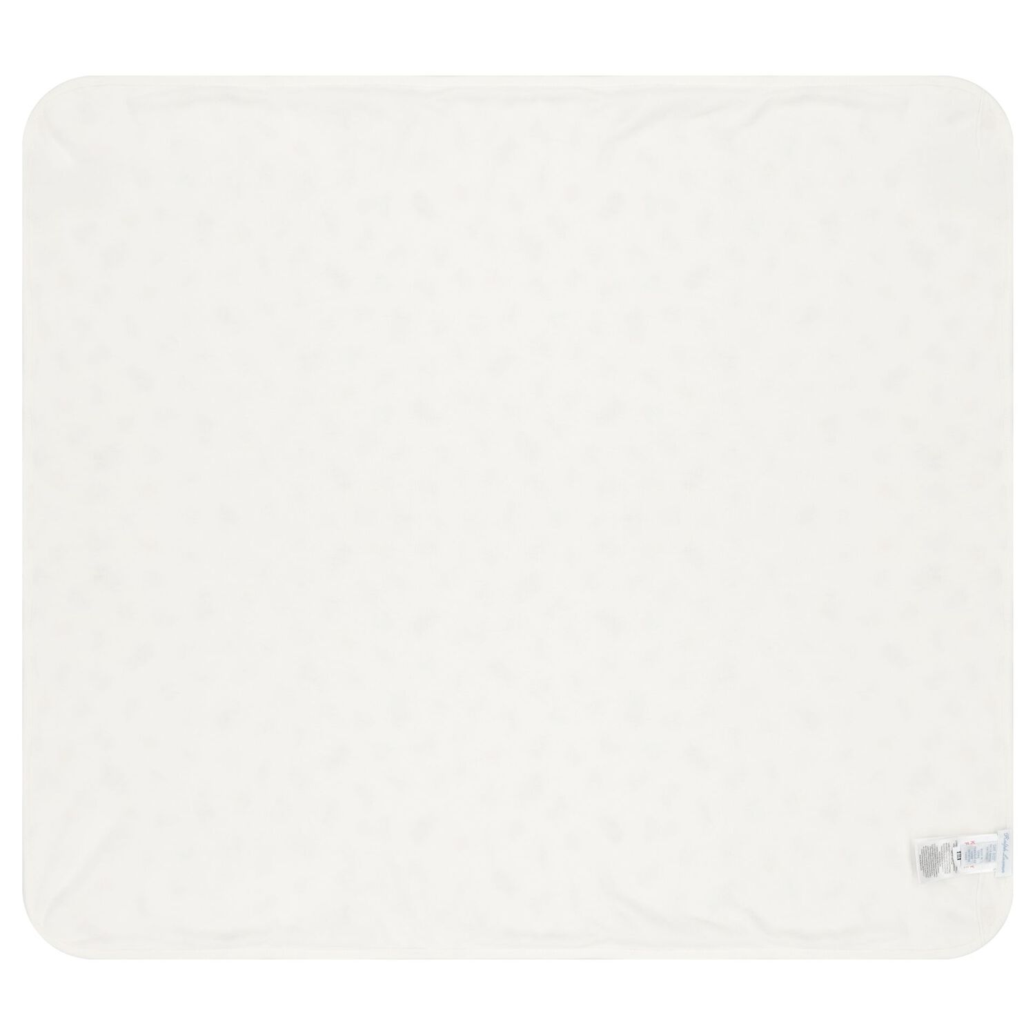 Baby Girls Ivory Teddy Bear Blanket, 1, hi-res