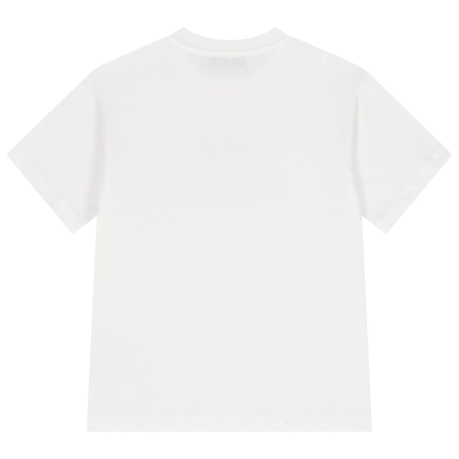 Boys White Logo T-Shirt, 1, hi-res