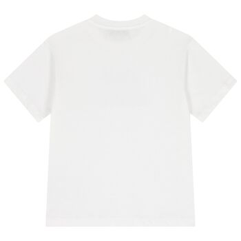 Boys White Logo T-Shirt
