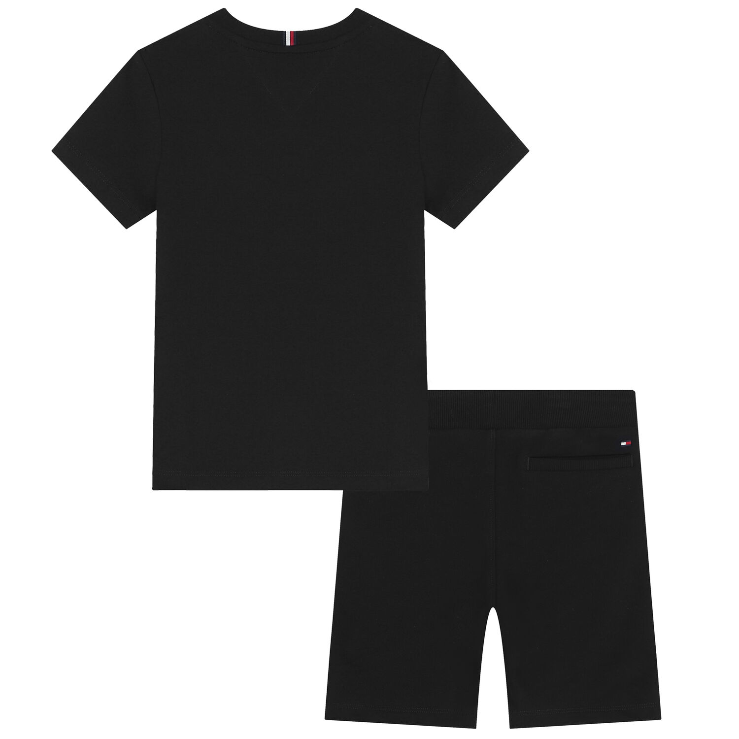 Boys Black Logo Shorts Set, 3, hi-res