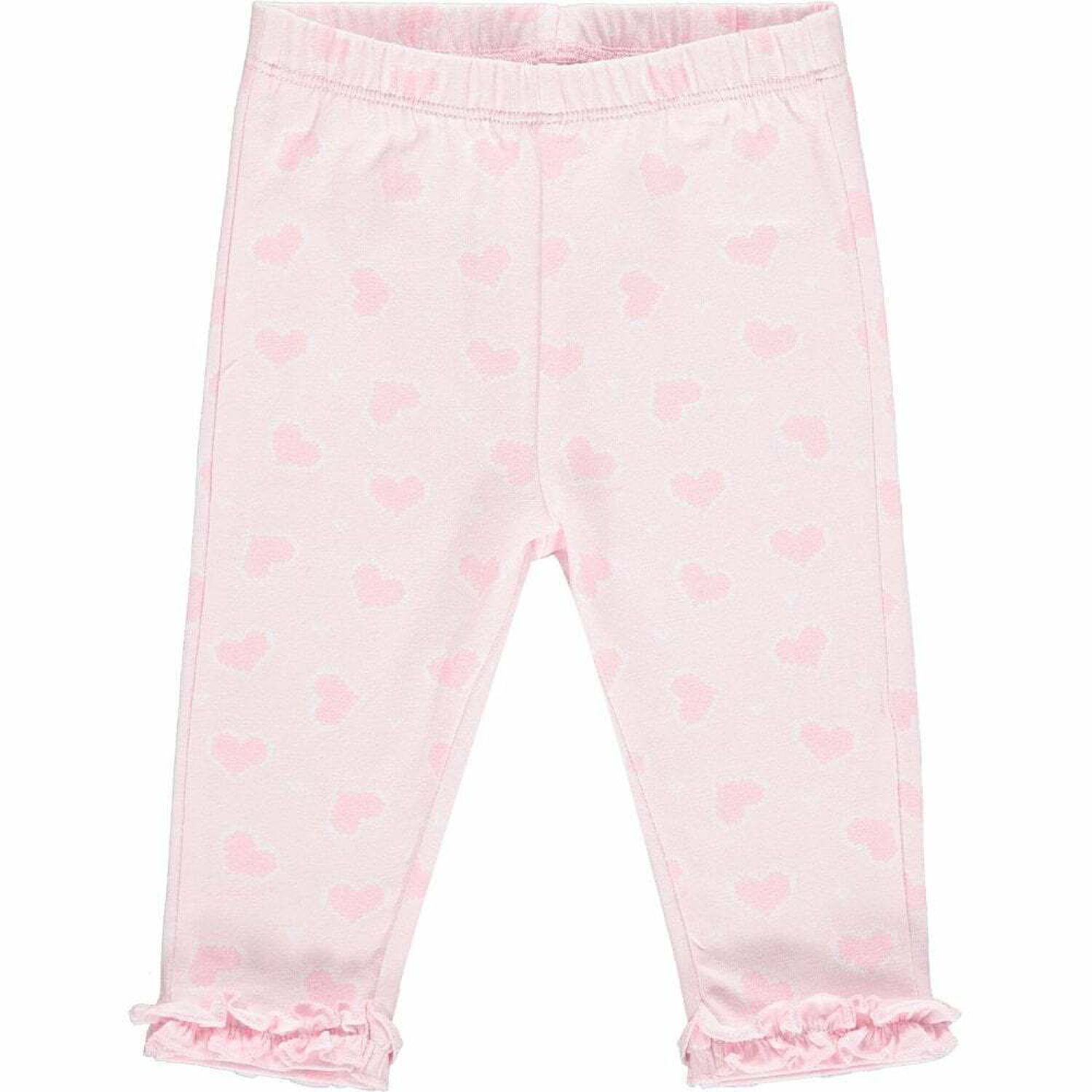 Younger Girls Pink Heart Leggings Set, 1, hi-res
