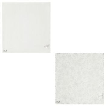 Grey & White Toile De Jouy Muslin Swaddles ( 2-Pack )