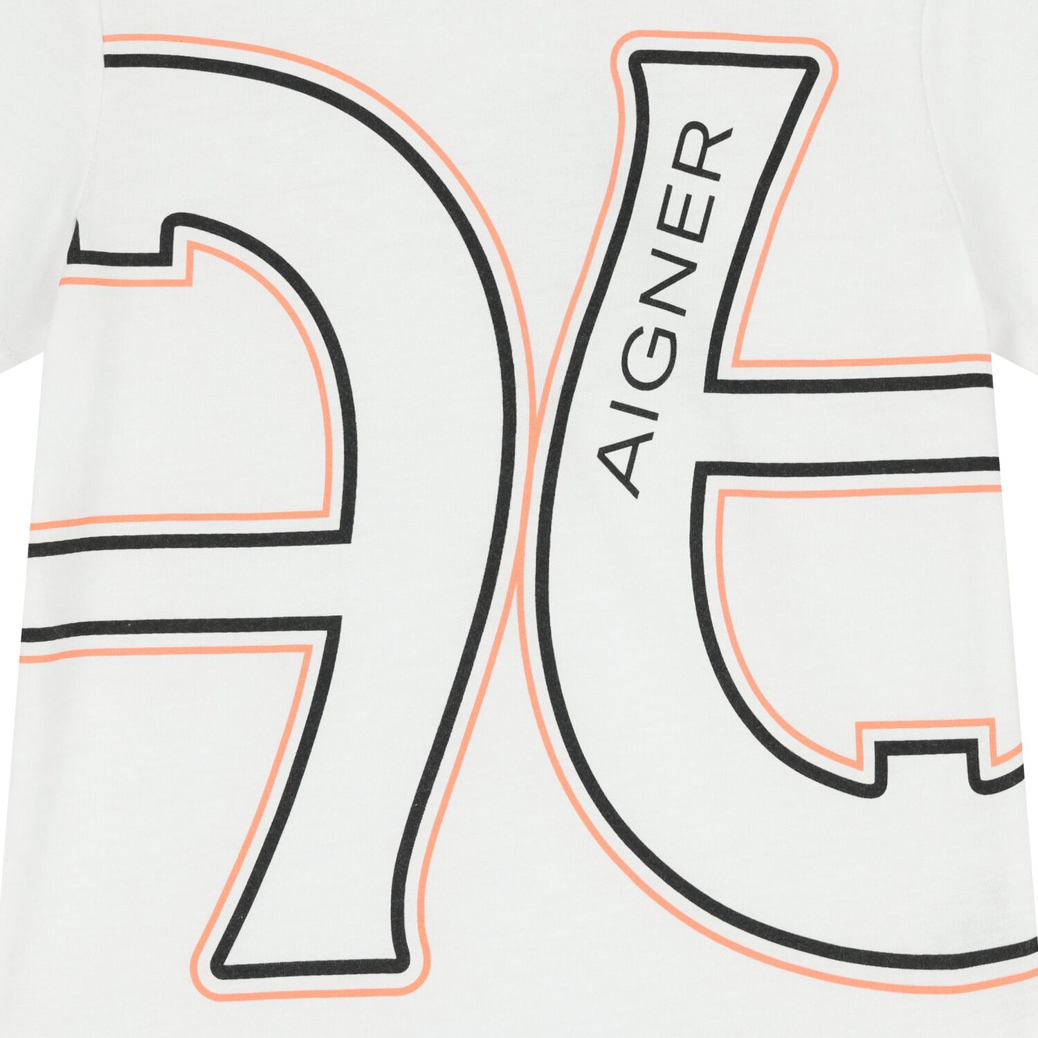 Younger Boys White Logo T-Shirt, 1, hi-res