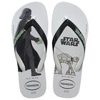 Boys White Star Wars Flip Flops, 1, hi-res