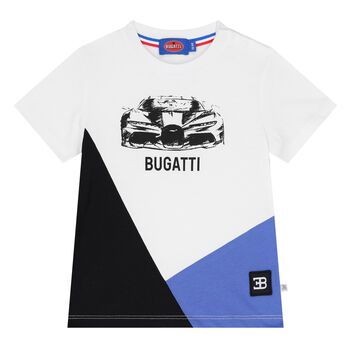 Younger Boys White Logo T-Shirt