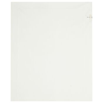 White & Gold Geo Map Baby Blanket