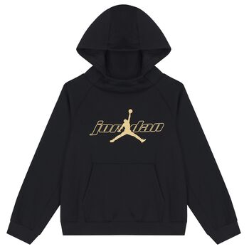 Boys Black Jordan Hooded Top, 1 Boys Black Jordan Hooded Top