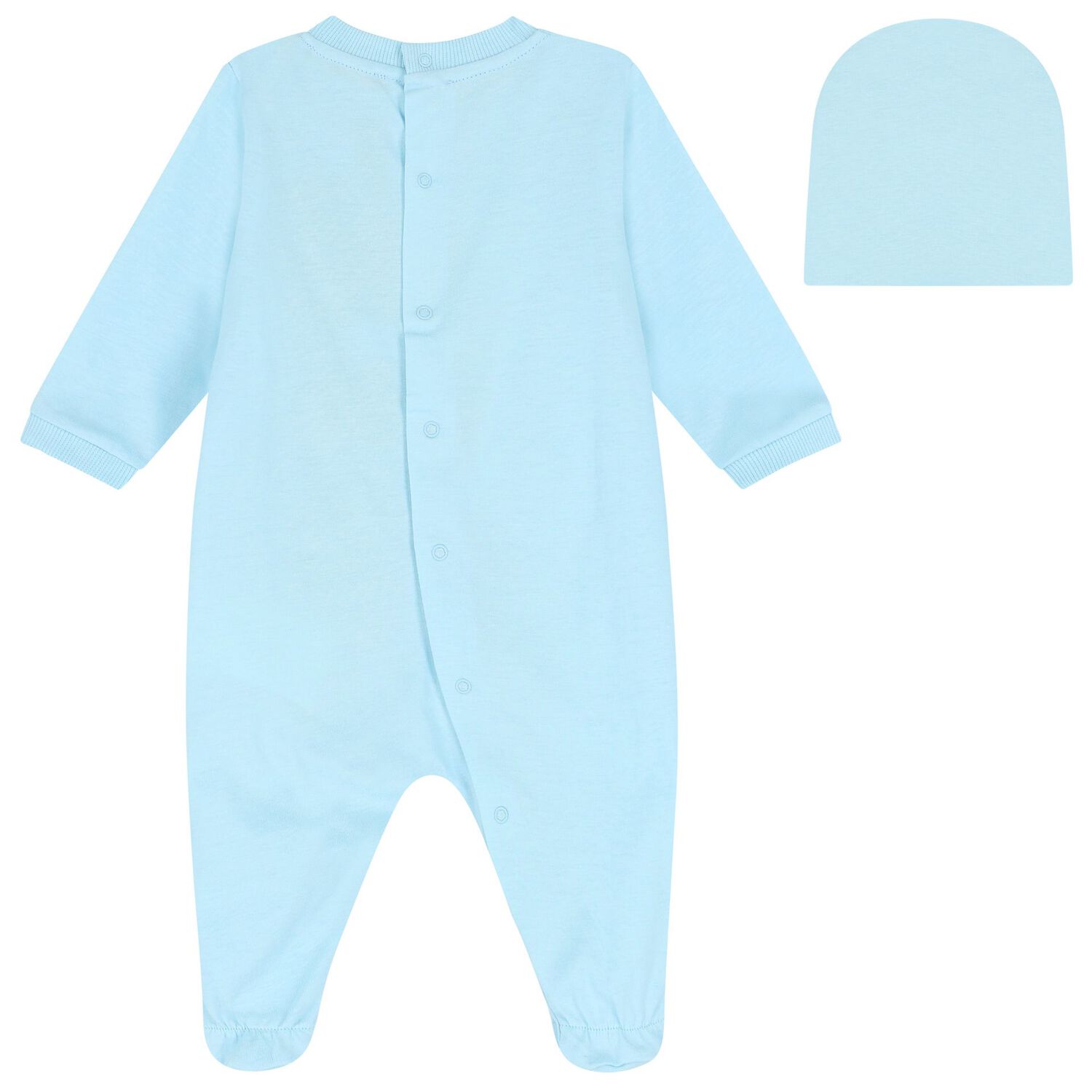 Baby Boys Blue Teddy Bear Logo Babygrow Gift Set, 1, hi-res