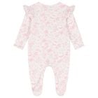 Baby Girls White & Pink Floral Babygrow Gift Set, 1, hi-res