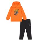Younger Boys Orange & Black Hot Wheels Tracksuit, 1, hi-res