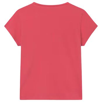 Girls Red Bow T-Shirt