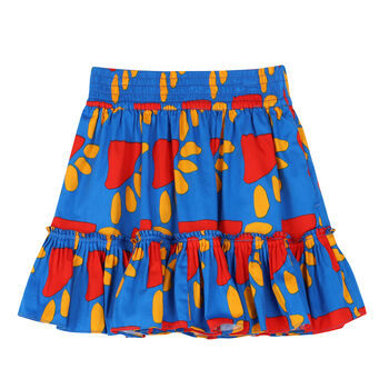 Girls Blue, Yellow & Red Skirt