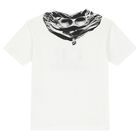 Boys White Logo T-Shirt, 1, hi-res