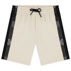 Boys Beige Shorts Set, 1, hi-res