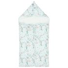 Baby Girls Mint Floral Nest, 1, hi-res