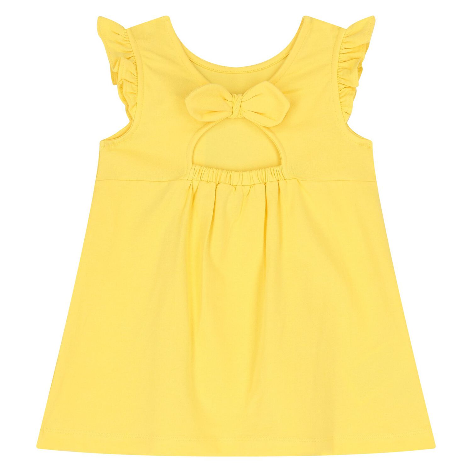 Younger Girls Yellow Fruits Dress, 1, hi-res image number null
