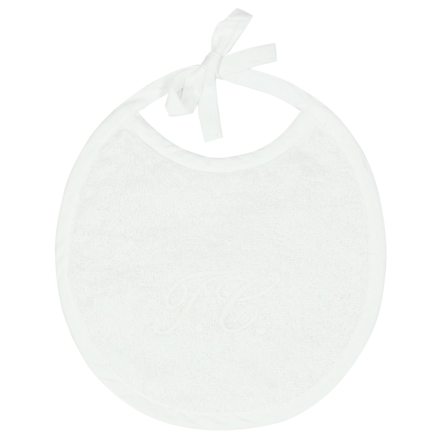 White Logo Baby Bib, 1, hi-res image number null