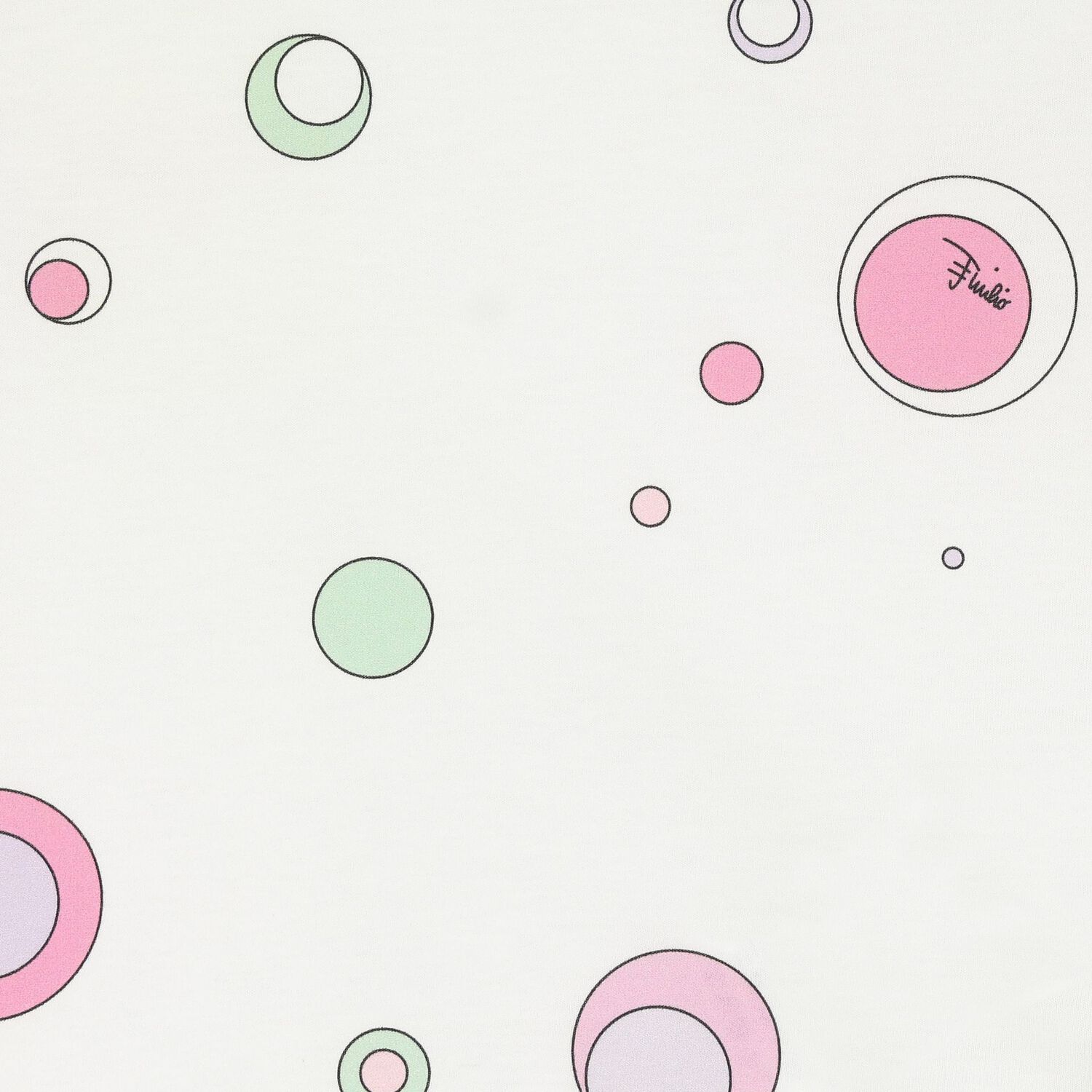 Girls White Cotton Fontane Print T-Shirt, 1, hi-res