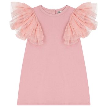 Girls Pink Tulle Dress