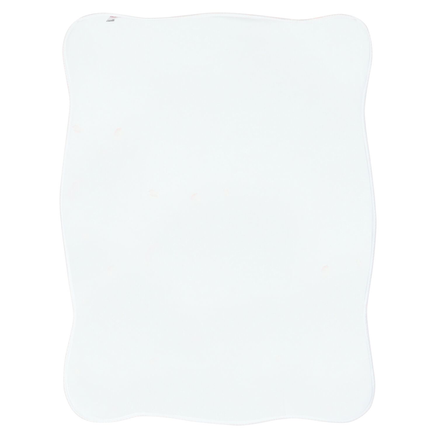 Baby Girls White & Pink Floral Blanket, 1, hi-res