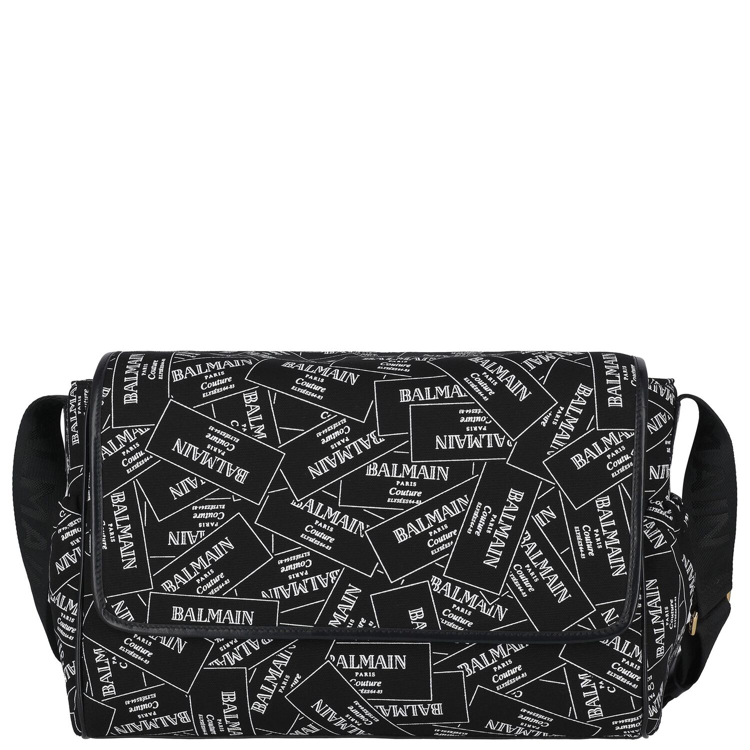 Black Logo Baby Changing Bag, 1, hi-res