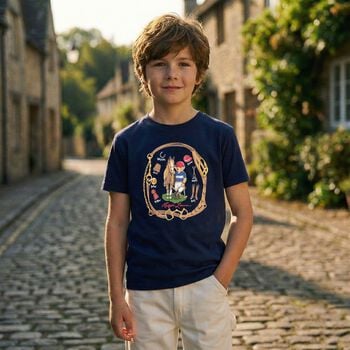 Boys Navy Blue Polo Bear T-Shirt