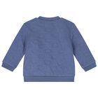 Baby Boys Blue & Ivory Tracksuit (3 Piece), 1, hi-res