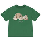 Green Teddy Bear Logo T-Shirt, 1, hi-res