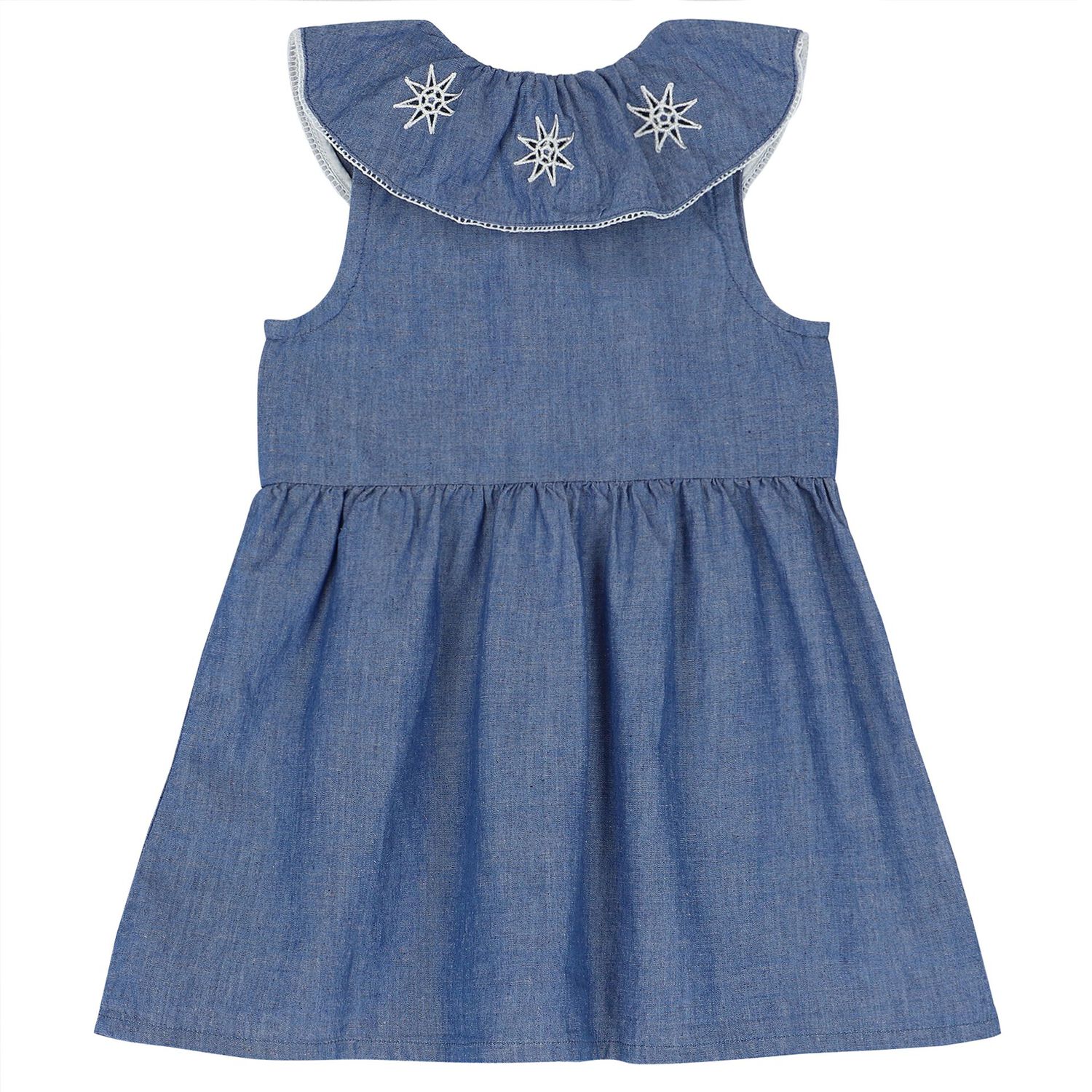 Younger Girls Blue Star Dress, 1, hi-res image number null