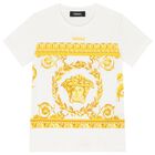 Boys Ivory Medusa Logo T-Shirt, 1, hi-res