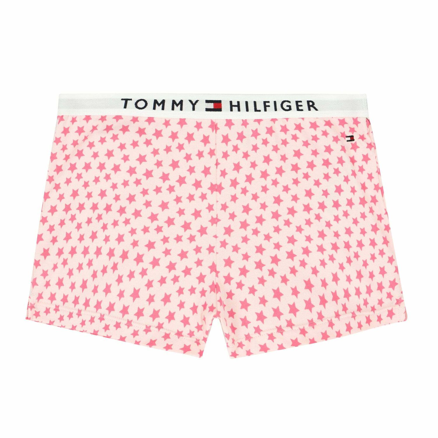 Girls Pink Star Print Pyjama Set, 1, hi-res image number null