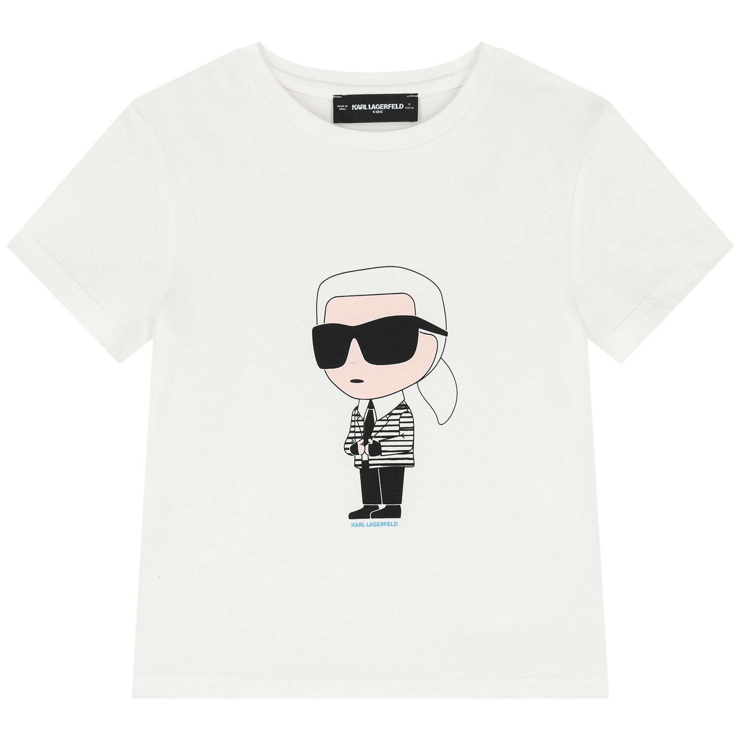 Boys White Logo T-Shirt, 2, hi-res