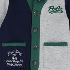 Baby Boys Multi-Coloured Logo Romper, 1, hi-res