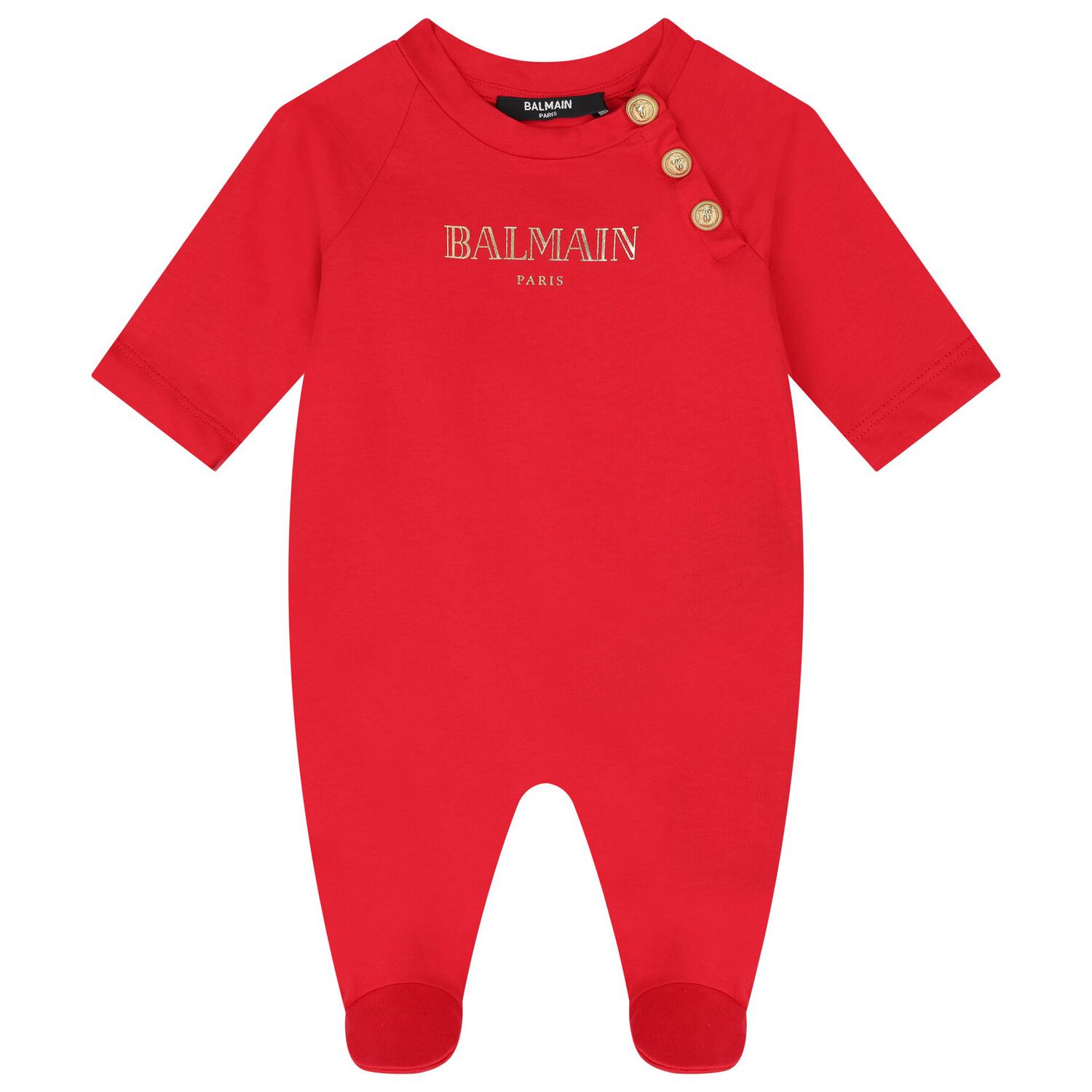 Red & Gold Logo Babygrow Gift Set, 2, hi-res