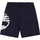 Boys Navy Logo Swim Shorts, 1, hi-res