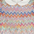 Baby Girls Multi-Coloured Zig Zag Dress, 1, hi-res
