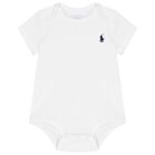 Baby Boys Ivory & Navy Blue Babygrow Gift Set, 1, hi-res