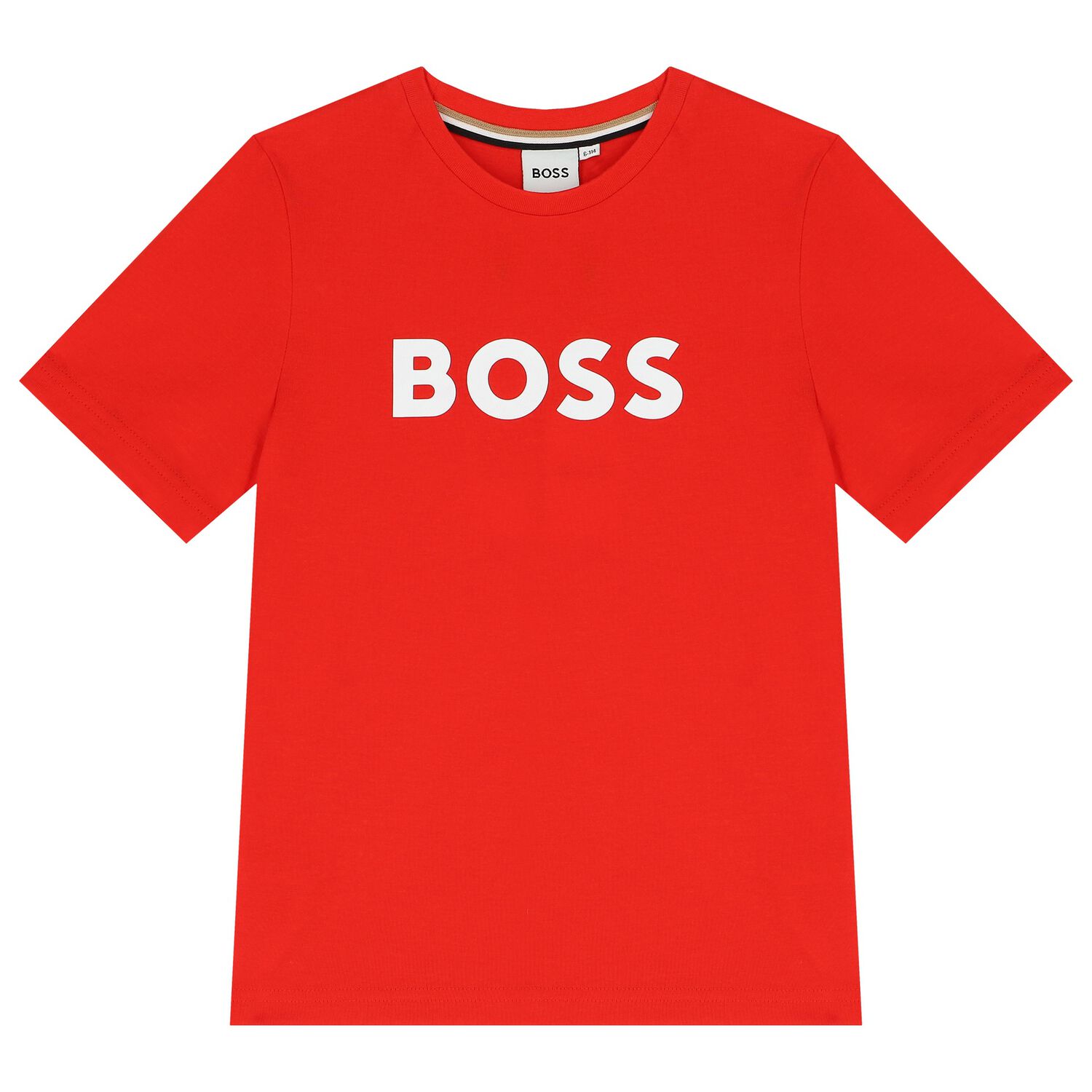 Boys Red Logo T-Shirt, 7, hi-res image number null
