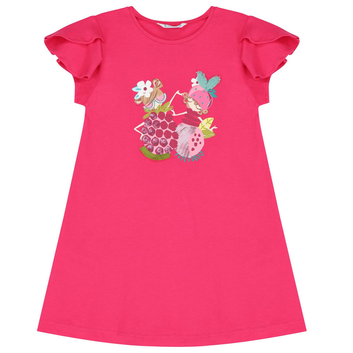 Girls Pink Dress & Bag Set, 1, hi-res image number null