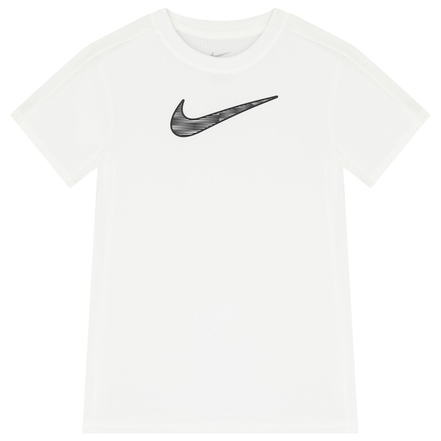 Boys White Logo T-Shirt, 3, hi-res