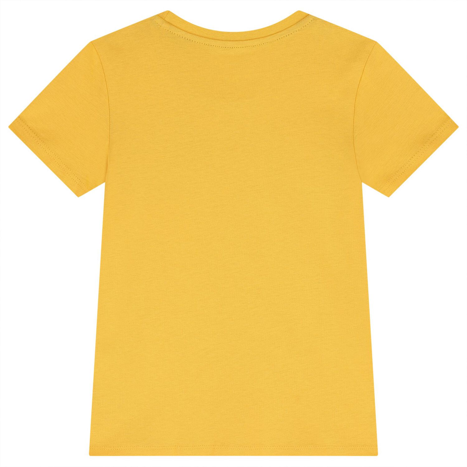 Boys Yellow Teddy Bear Logo T-Shirt, 2, hi-res