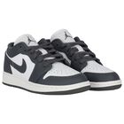 Grey & White Air Jordan 1 Low Trainers, 8, hi-res