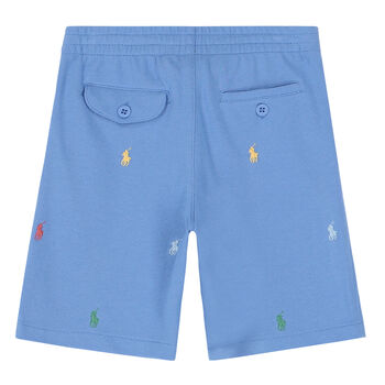 Boys Blue Logo Shorts