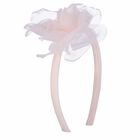 Girls Pink Flower Headband, 1, hi-res