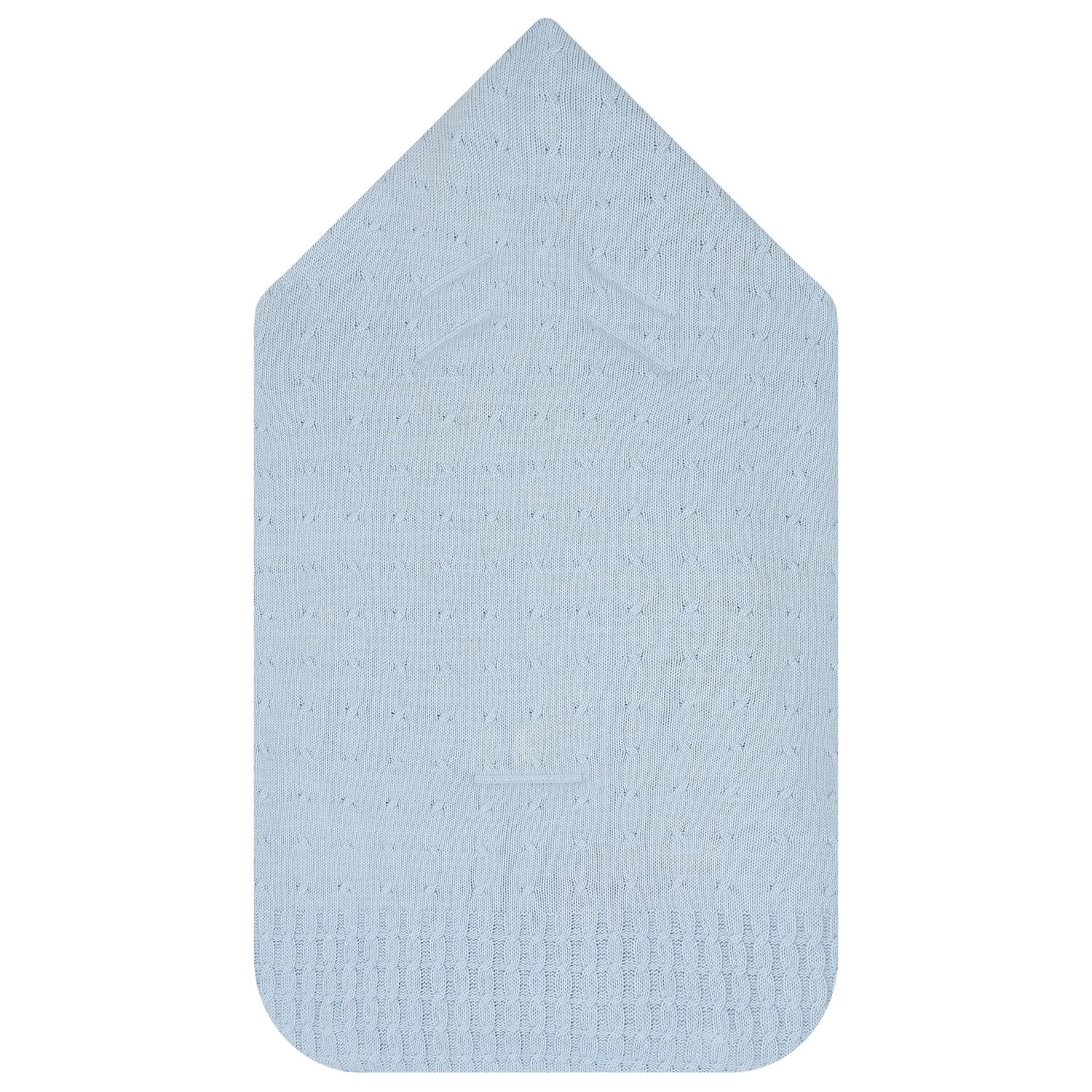 Baby Boys Blue Baby Knit Nest, 1, hi-res