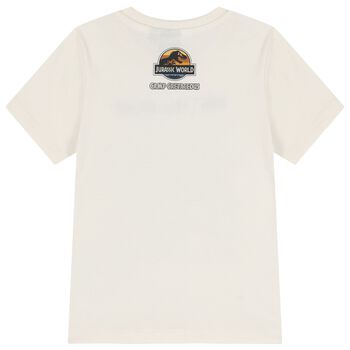 Boys Ivory Dinosaur T-Shirt
